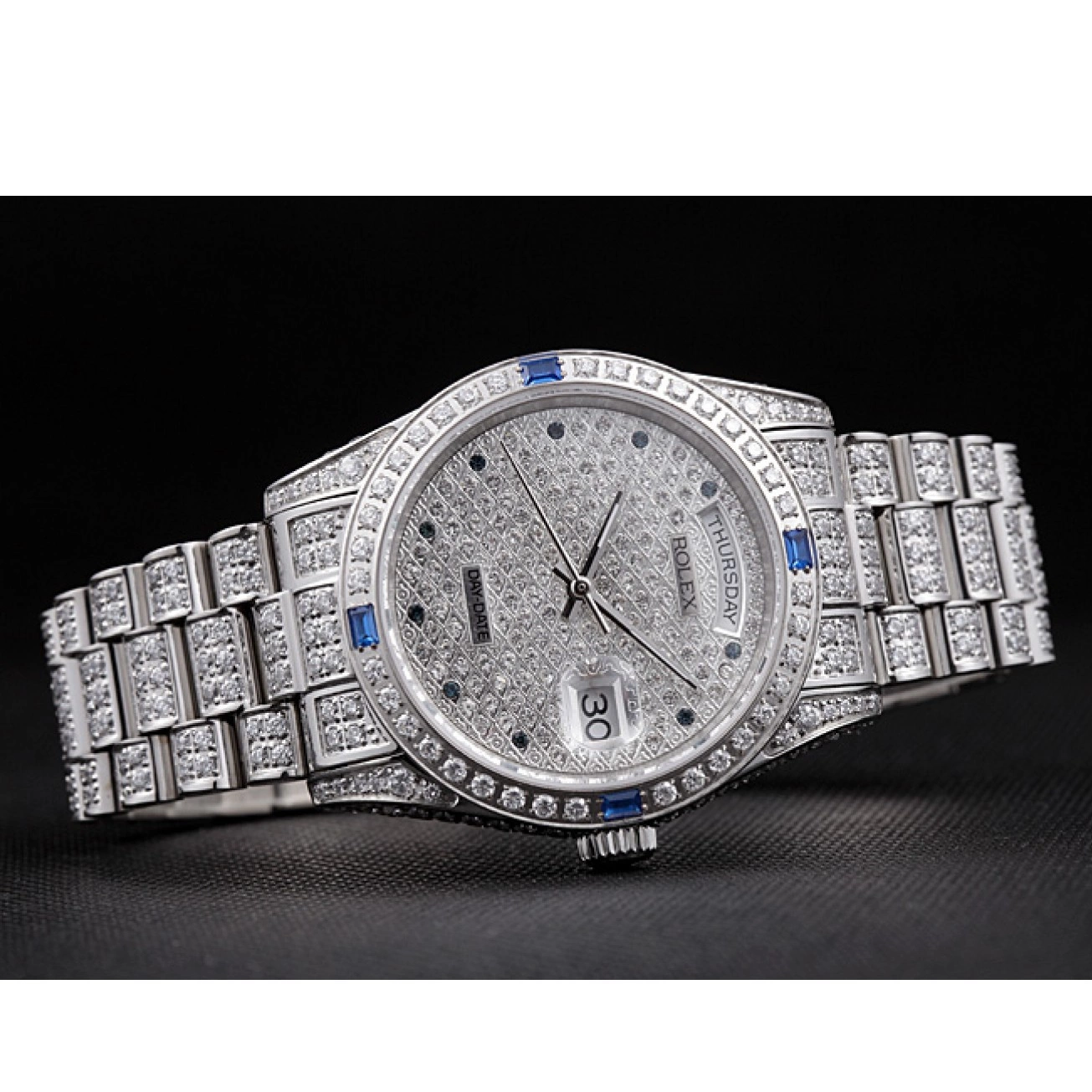 Good copy rolex watches Day-Date Rolex 621613 Diamonds-srl183 Swiss 0525